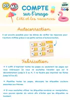 Aperçu - Jeux - Compte sur l’image – L’été et les vacances | Dénombrer de 1 à 6 | PS-MS - Page 3