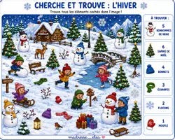 Aperçu - Feuilles d'exercices - 🌸☀️🍂❄️ Cherche et trouve des 4 saisons – MS/GS - Page 2