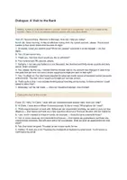 Vorschau - Arbeitsblätter - Business English: Banking: A Visit at the Bank (Dialog) - Seite 1