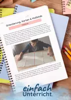 Vorschau - Arbeitsblätter - Orientierung, Karten & Maßstab — Maßstab - Deckblatt