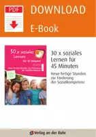 Vorschau - Stundenentwürfe - 30 x soziales Lernen für 45 Minuten – Klasse 3/4 – Band 2: Neue fertige Stunden zur Förderung der Sozialkompetenz - Seite 1