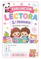 Vista previa - Hojas de trabajo - Evaluación lectora 1º ciclo EP - Portada