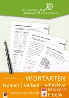 Vorschau - Arbeitsblätter - Wortarten: Nomen - Verben - Adjektive: Kopierfertiges Übungsmaterial für die Sek I - Deckblatt