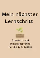 Vorschau - Arbeitsblätter - Standort- und Begleitgespräche: Mein nächster Lernschritt - Deckblatt