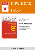 Vorschau - Arbeitsblätter - 100 x Wortarten: Abwechslungsreiche Arbeitsblätter für die Sekundarstufe - Seite 1