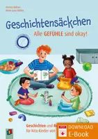 Vorschau - Bildkarten - Geschichtensäckchen - Alle Gefühle sind okay!: Geschichten und Reime für Kita-Kinder von 3-6 Jahren - Deckblatt