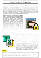 Vorschau - Arbeitsblätter - Geheimer Wahlgrundsatz: Wahlgeheimnis, Wahlkabine & Demokratie - Seite 1