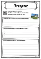 Vorschau - Unterrichtsreihen - Bregenz Lückentext mit Wortspeicher Hörverstehen und Suchsel - Seite 3