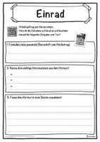 Vorschau - Unterrichtsreihen - Einrad Lückentext mit Wortspeicher Hörverstehen und Suchsel - Seite 3