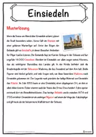 Vorschau - Unterrichtsreihen - Einsiedeln Lückentext mit Wortspeicher Hörverstehen und Suchsel - Seite 2