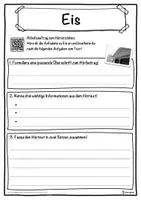 Vorschau - Unterrichtsreihen - Eis Lückentext mit Wortspeicher Hörverstehen und Suchsel - Seite 3
