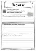 Vorschau - Unterrichtsreihen - Browser Lückentext mit Wortspeicher Hörverstehen und Suchsel - Seite 3