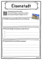 Vorschau - Unterrichtsreihen - Eisenstadt Lückentext mit Wortspeicher Hörverstehen und Suchsel - Seite 3