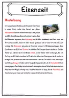 Vorschau - Unterrichtsreihen - Eisenzeit Lückentext mit Wortspeicher Hörverstehen und Suchsel - Seite 2