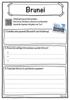 Vorschau - Unterrichtsreihen - Brunei Lückentext mit Wortspeicher Hörverstehen und Suchsel - Seite 3