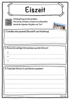 Vorschau - Unterrichtsreihen - Eiszeit Lückentext mit Wortspeicher Hörverstehen und Suchsel - Seite 3