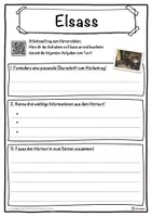 Vorschau - Unterrichtsreihen - Elsass Lückentext mit Wortspeicher Hörverstehen und Suchsel - Seite 3