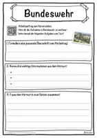Vorschau - Unterrichtsreihen - Bundeswehr Lückentext mit Wortspeicher Hörverstehen und Suchsel - Seite 3