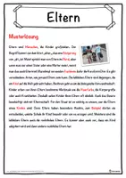Vorschau - Unterrichtsreihen - Eltern Lückentext mit Wortspeicher Hörverstehen und Suchsel - Seite 2