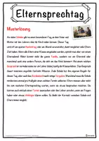Vorschau - Unterrichtsreihen - Elternsprechtag Lückentext mit Wortspeicher Hörverstehen und Suchsel - Seite 2