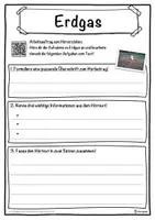 Vorschau - Unterrichtsreihen - Erdgas Lückentext mit Wortspeicher Hörverstehen und Suchsel - Seite 3