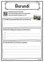 Vorschau - Unterrichtsreihen - Burundi Lückentext mit Wortspeicher Hörverstehen und Suchsel - Seite 3