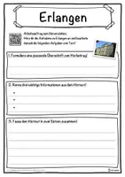 Vorschau - Unterrichtsreihen - Erlangen Lückentext mit Wortspeicher Hörverstehen und Suchsel - Seite 3