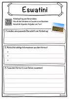 Vorschau - Unterrichtsreihen - Eswatini Lückentext mit Wortspeicher Hörverstehen und Suchsel - Seite 3