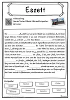 Vorschau - Unterrichtsreihen - Eszett Lückentext mit Wortspeicher Hörverstehen und Suchsel - Seite 1