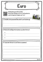 Vorschau - Unterrichtsreihen - Euro Lückentext mit Wortspeicher Hörverstehen und Suchsel - Seite 3