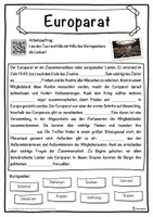 Vorschau - Unterrichtsreihen - Europarat Lückentext mit Wortspeicher Hörverstehen und Suchsel - Seite 1