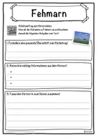 Vorschau - Unterrichtsreihen - Fehmarn Lückentext mit Wortspeicher Hörverstehen und Suchsel - Seite 3