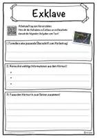 Vorschau - Unterrichtsreihen - Exklave Lückentext mit Wortspeicher Hörverstehen und Suchsel - Seite 3