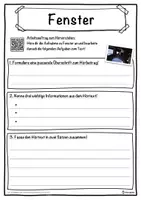 Vorschau - Unterrichtsreihen - Fenster Lückentext mit Wortspeicher Hörverstehen und Suchsel - Seite 3