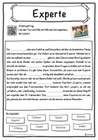 Vorschau - Unterrichtsreihen - Experte Lückentext mit Wortspeicher Hörverstehen und Suchsel - Seite 1