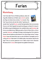Vorschau - Unterrichtsreihen - Ferien Lückentext mit Wortspeicher Hörverstehen und Suchsel - Seite 2