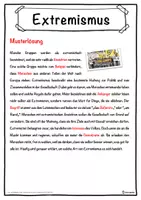 Vorschau - Unterrichtsreihen - Extremismus Lückentext mit Wortspeicher Hörverstehen und Suchsel - Seite 2