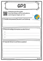 Vorschau - Unterrichtsreihen - GPS Lückentext mit Wortspeicher Hörverstehen und Suchsel - Seite 3