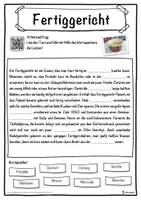 Vorschau - Unterrichtsreihen - Fertiggericht Lückentext mit Wortspeicher Hörverstehen und Suchsel - Seite 1