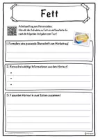 Vorschau - Unterrichtsreihen - Fett Lückentext mit Wortspeicher Hörverstehen und Suchsel - Seite 3