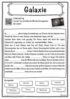 Vorschau - Unterrichtsreihen - Galaxie Lückentext mit Wortspeicher Hörverstehen und Suchsel - Seite 1