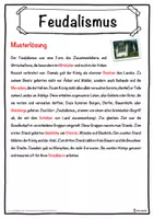 Vorschau - Unterrichtsreihen - Feudalismus Lückentext mit Wortspeicher Hörverstehen und Suchsel - Seite 2