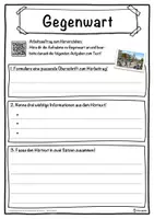 Vorschau - Unterrichtsreihen - Gegenwart Lückentext mit Wortspeicher Hörverstehen und Suchsel - Seite 3