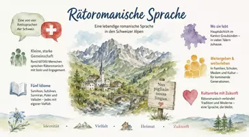 Vorschau - Arbeitsblätter - Arbeitsblätter "Rätoromanische Sprache" + Lösung & MP3 + Mindmap + Infografik - Seite 3