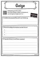 Vorschau - Unterrichtsreihen - Geige Lückentext mit Wortspeicher Hörverstehen und Suchsel - Seite 3