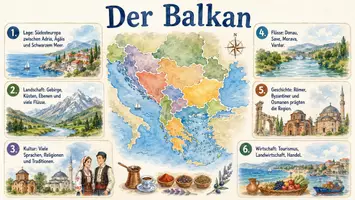 Vorschau - Arbeitsblätter - Arbeitsblatt "Balkan" + Onlineübung & MP3 + Infografik - Seite 2