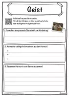 Vorschau - Unterrichtsreihen - Geist Lückentext mit Wortspeicher Hörverstehen und Suchsel - Seite 3