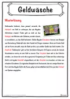 Vorschau - Unterrichtsreihen - Geldwäsche Lückentext mit Wortspeicher Hörverstehen und Suchsel - Seite 2