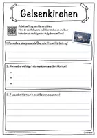 Vorschau - Unterrichtsreihen - Gelsenkirchen Lückentext mit Wortspeicher Hörverstehen und Suchsel - Seite 3