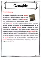 Vorschau - Unterrichtsreihen - Gemälde Lückentext mit Wortspeicher Hörverstehen und Suchsel - Seite 2